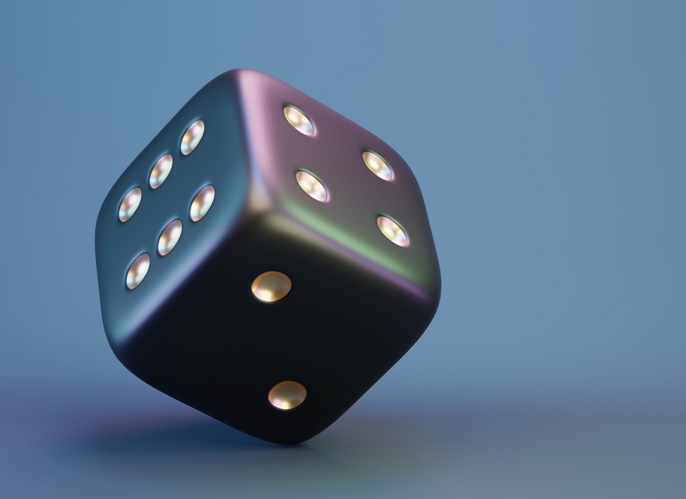 3d shiny dices